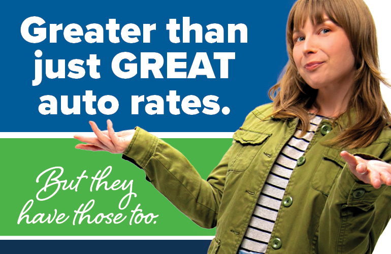 Greater than just great auto rates