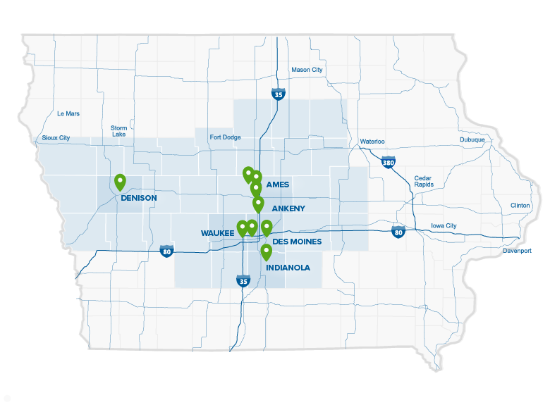 GICU branch map